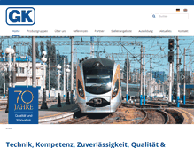 Tablet Screenshot of gustav-klein.com